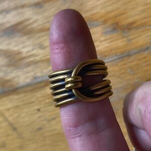 Heavy Brass Ring, Handmade